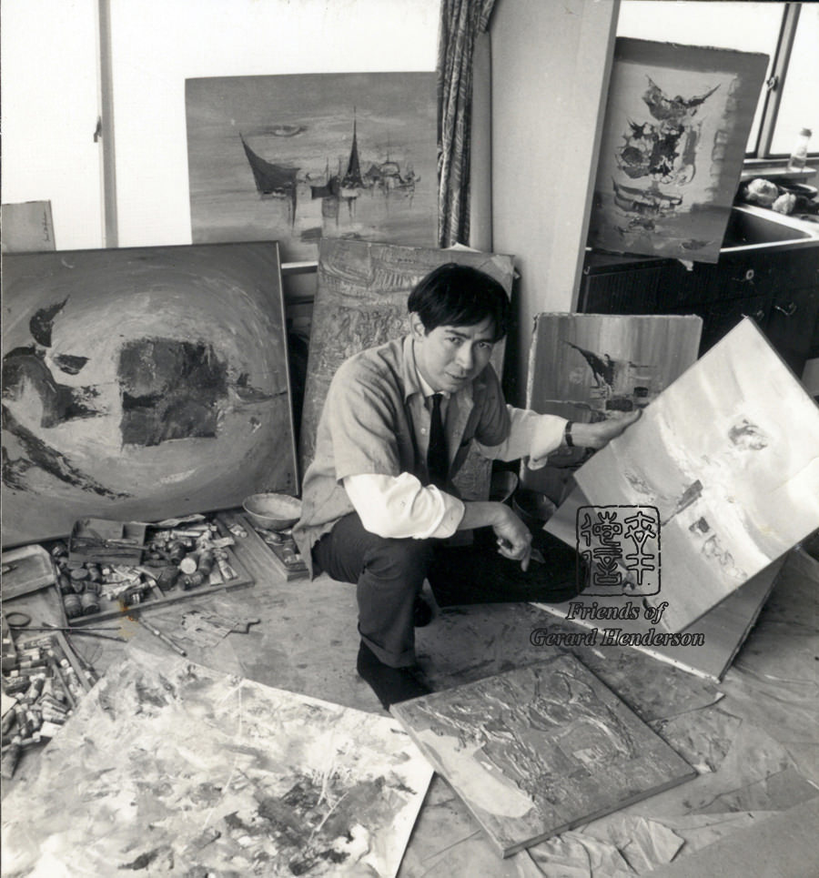 Gerard in his Azabu Roppongi, Tokyo studio